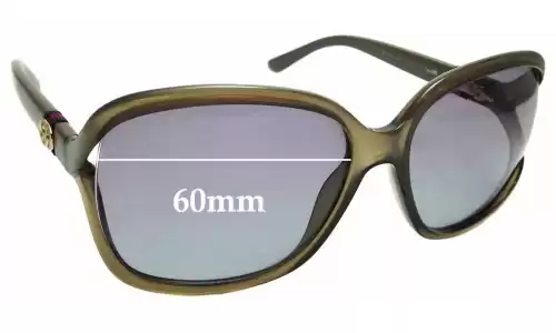 Sunglass Fix Replacement Lenses for Gucci GG3646/S - 60mm Wide Sunglass Fix Replacement Lenses for Gucci GG3646/S - 60mm Wide