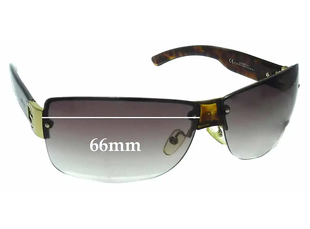 Sunglass Fix Replacement Lenses for Gucci GG2803/F/S - 66mm Wide Sunglass Fix Replacement Lenses for Gucci GG2803/F/S - 66mm Wide