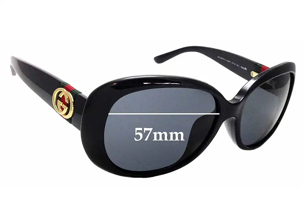 Sunglass Fix Replacement Lenses for Gucci GG3660/K/S - 57mm Wide Sunglass Fix Replacement Lenses for Gucci GG3660/K/S - 57mm Wide