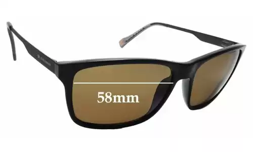Sunglass Fix Replacement Lenses for Hugo Boss BO Sun Rx 12 - 58mm Wide Sunglass Fix Replacement Lenses for Hugo Boss BO Sun Rx 12 - 58mm Wide