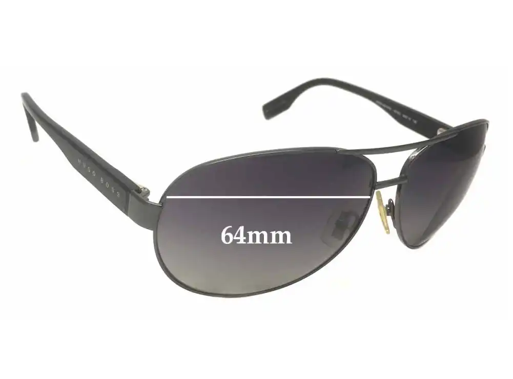 Sunglass Fix Replacement Lenses for Hugo Boss 0421/P/S - 64mm Wide Sunglass Fix Replacement Lenses for Hugo Boss 0421/P/S - 64mm Wide