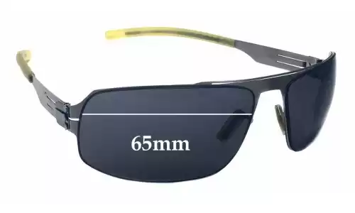 IC! Berlin Matsu Replacement Lenses 65mm IC! Berlin Matsu Replacement Sunglass Lenses - 65mm wide