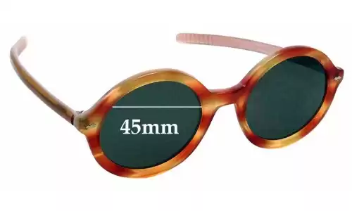 Sunglass Fix Replacement Lenses for Jean Lafont Dunes - 45mm Wide Sunglass Fix Replacement Lenses for Jean Lafont Dunes - 45mm Wide