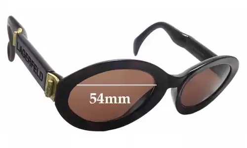 Sunglass Fix Replacement Lenses for Karl Lagerfeld 4106 - 54mm Wide Sunglass Fix Replacement Lenses for Karl Lagerfeld 4106 - 54mm Wide