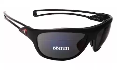 Sunglass Fix Replacement Lenses for Louis Vuitton Cup Z0477U - 66mm Wide Sunglass Fix Replacement Lenses for Louis Vuitton Cup Z0477U - 66mm Wide