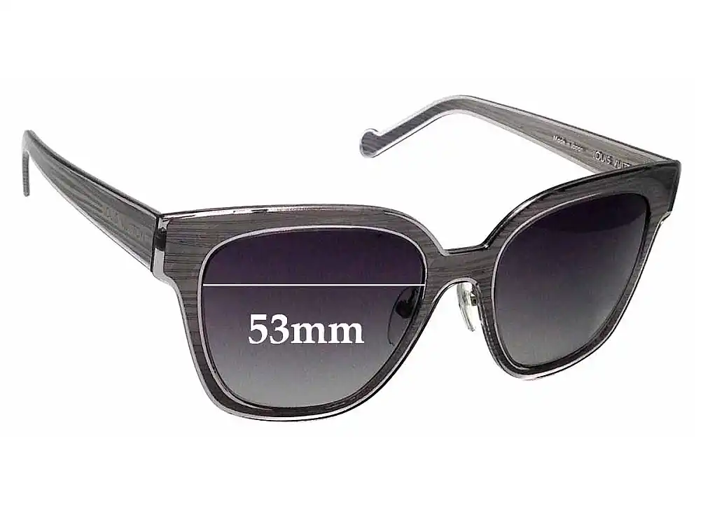 Sunglass Fix Replacement Lenses for Louis Vuitton Z0813U - 53mm Wide Sunglass Fix Replacement Lenses for Louis Vuitton Z0813U - 53mm Wide
