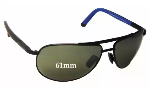 Sunglass Fix Replacement Lenses for Maui Jim MJ297 Leeward Coast - 61mm Wide Sunglass Fix Replacement Lenses for Maui Jim MJ297 Leeward Coast - 61mm Wide