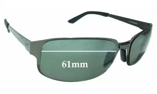 Sunglass Fix Replacement Lenses for Maui Jim MJ505 Topsail - 61mm Wide Maui Jim MJ505 Topsail Replacement Lenses 61mm wide