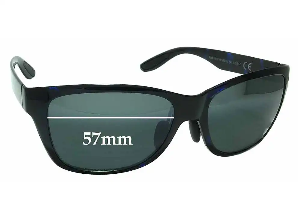 Sunglass Fix Replacement Lenses for Maui Jim MJ435 Road Trip - 57mm Wide Sunglass Fix Replacement Lenses for Maui Jim MJ435 Road Trip - 57mm Wide