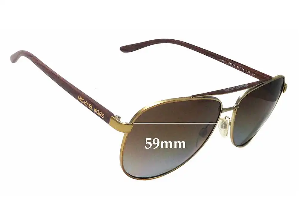 Sunglass Fix Replacement Lenses for Michael Kors MK5007 Hvar - 59mm Wide Sunglass Fix Replacement Lenses for Michael Kors MK5007 Hvar - 59mm Wide