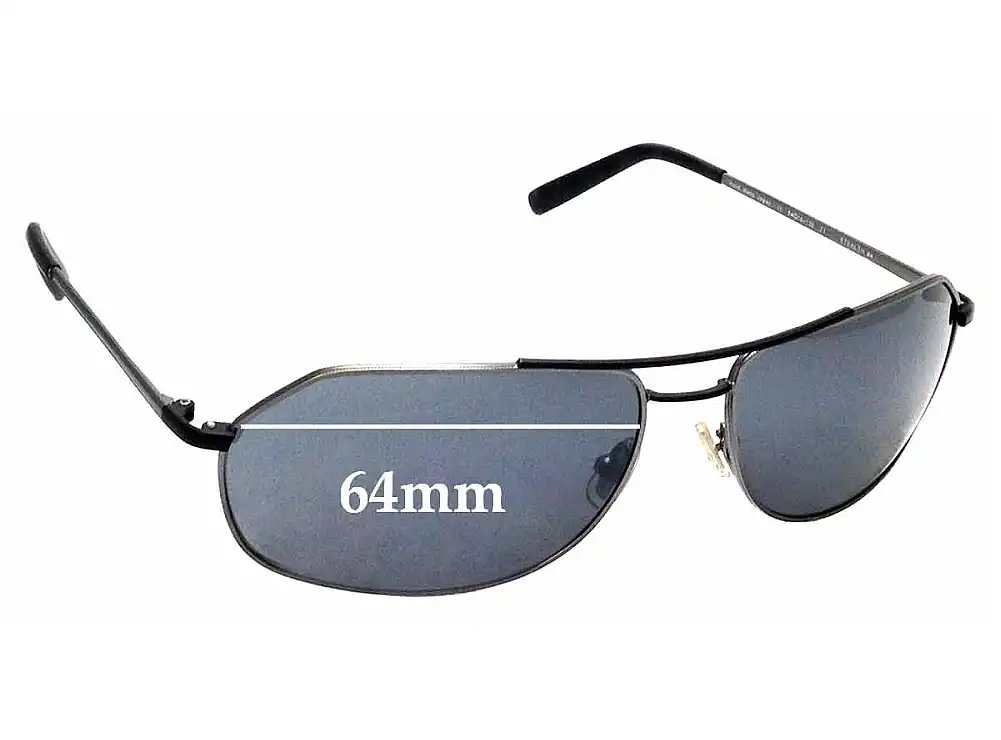 Sunglass Fix Replacement Lenses for Morgenthal Frederics Stealth 64 - 64mm Wide Sunglass Fix Replacement Lenses for Morgenthal Frederics Stealth 64 - 64mm Wide