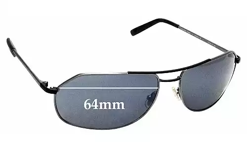 Sunglass Fix Replacement Lenses for Morgenthal Frederics Stealth 64 - 64mm Wide Sunglass Fix Replacement Lenses for Morgenthal Frederics Stealth 64 - 64mm Wide