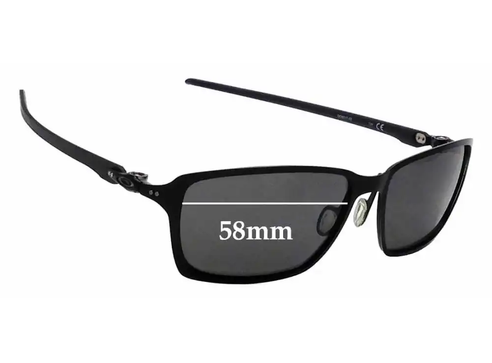 Sunglass Fix Replacement Lenses for Oakley Tincan Carbon OO6017 - 58mm Wide Sunglass Fix Replacement Lenses for Oakley Tincan Carbon OO6017 - 58mm Wide