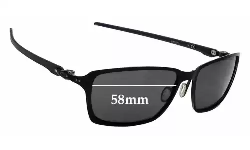 Sunglass Fix Replacement Lenses for Oakley Tincan Carbon OO6017 - 58mm Wide Sunglass Fix Replacement Lenses for Oakley Tincan Carbon OO6017 - 58mm Wide