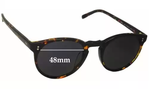 Sunglass Fix Replacement Lenses for Oliver Peoples OV5183 O'Malley - 48mm Wide Oliver Peoples OV5183 O'Malley Replacement Lenses 48mm wide