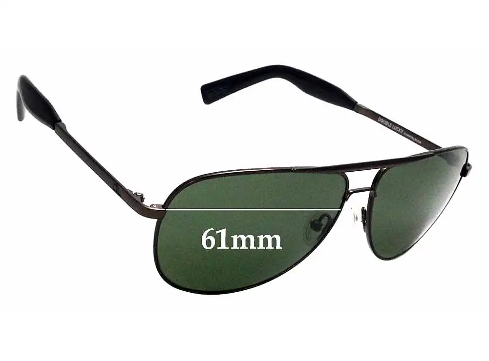 Sunglass Fix Replacement Lenses for Otis Double Lucky - 61mm Wide Sunglass Fix Replacement Lenses for Otis Double Lucky - 61mm Wide