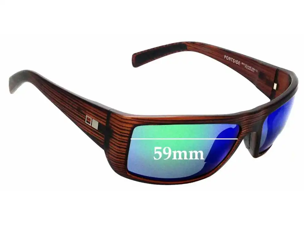 Sunglass Fix Replacement Lenses for Otis Portside - 59mm Wide Sunglass Fix Replacement Lenses for Otis Portside - 59mm Wide