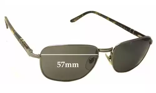 Sunglass Fix Replacement Lenses for Persol 2836 - 57mm Wide Sunglass Fix Replacement Lenses for Persol 2836 - 57mm Wide