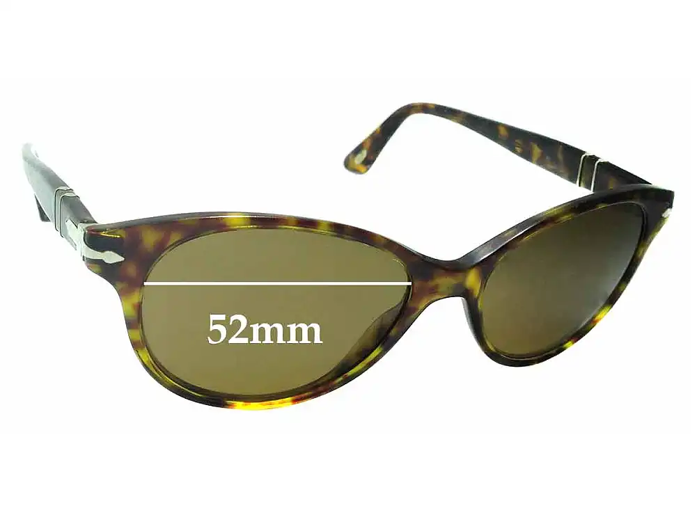 Sunglass Fix Replacement Lenses for Persol 3017-S - 52mm Wide Sunglass Fix Replacement Lenses for Persol 3017-S - 52mm Wide