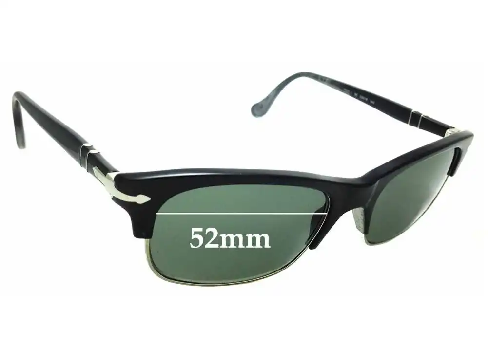 Sunglass Fix Replacement Lenses for Persol 3033-V - 52mm Wide Sunglass Fix Replacement Lenses for Persol 3033-V - 52mm Wide