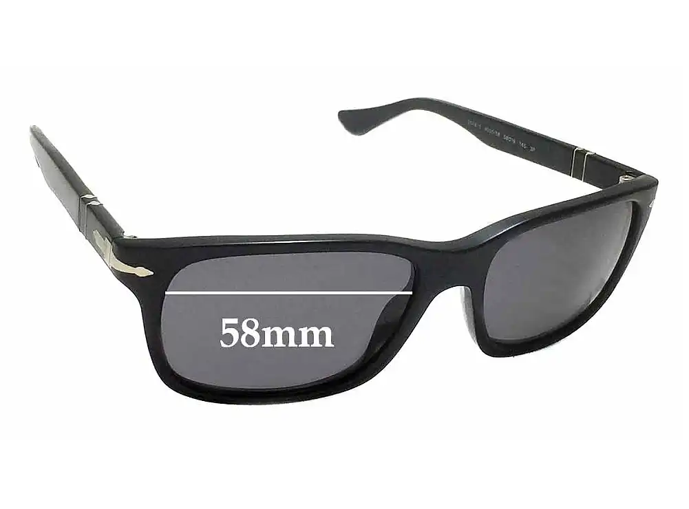 Sunglass Fix Replacement Lenses for Persol 3048-S - 41mm tall - 58mm Wide Sunglass Fix Replacement Lenses for Persol 3048-S - 41mm tall - 58mm Wide