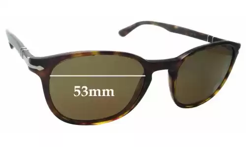 Persol 3148-S Replacement Lenses 56mm Wide Sunglass Fix Replacement Lenses for Persol 3148-S - 53mm Wide