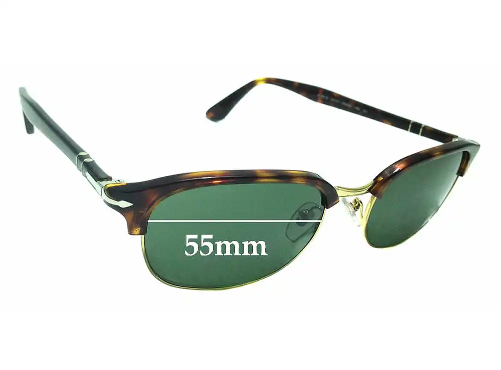 Sunglass Fix Replacement Lenses for Persol 8139-S - 55mm Wide Sunglass Fix Replacement Lenses for Persol 8139-S - 55mm Wide