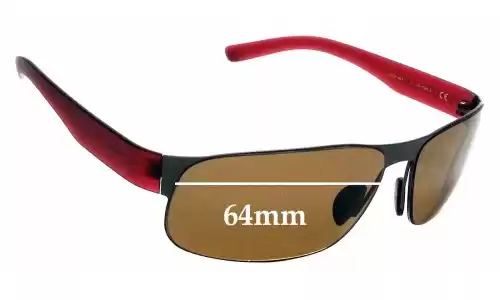 Sunglass Fix Replacement Lenses for Porsche P 8531 - 64mm Wide Porsche P 8531 Replacement Lenses 64mm wide