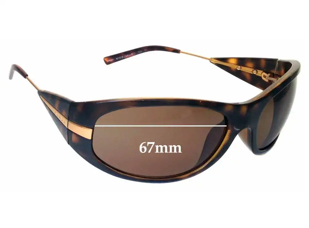 Sunglass Fix Replacement Lenses for Prada SPR07I - 67mm Wide Sunglass Fix Replacement Lenses for Prada SPR07I - 67mm Wide