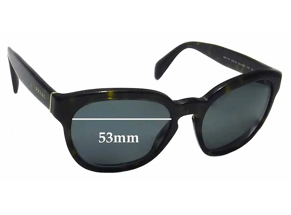 Sunglass Fix Replacement Lenses for Prada SPR17R & PR17RS - 53mm Wide Sunglass Fix Replacement Lenses for Prada SPR17R & PR17RS - 53mm Wide
