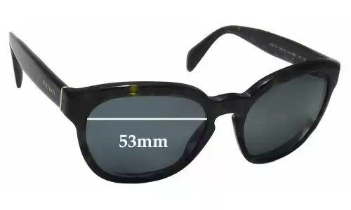 Sunglass Fix Replacement Lenses for Prada SPR17R & PR17RS - 53mm Wide Sunglass Fix Replacement Lenses for Prada SPR17R & PR17RS - 53mm Wide