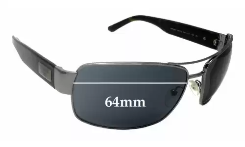 Sunglass Fix Replacement Lenses for Prada SPR66O - 64mm Wide Sunglass Fix Replacement Lenses for Prada SPR66O - 64mm Wide