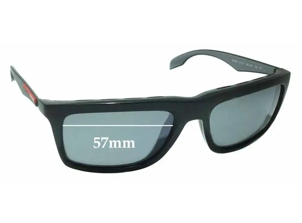 Sunglass Fix Replacement Lenses for Prada SPS02P & PS02PS - 57mm Wide Sunglass Fix Replacement Lenses for Prada SPS02P & PS02PS - 57mm Wide