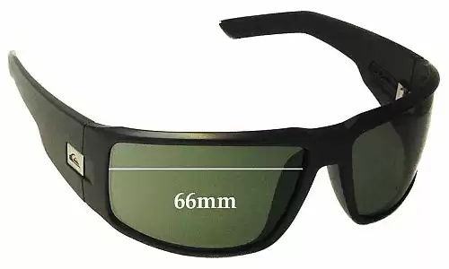 Sunglass Fix Replacement Lenses for Quiksilver The Slab QS1170 - 66mm Wide Sunglass Fix Replacement Lenses for Quiksilver The Slab QS1170 - 66mm Wide
