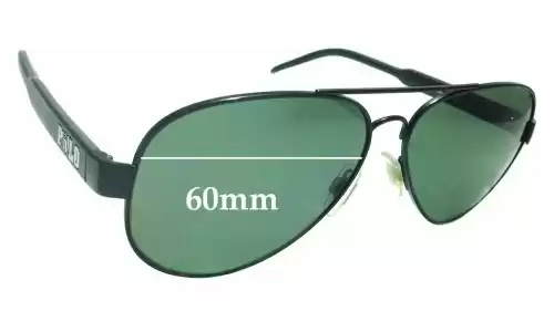 Sunglass Fix Replacement Lenses for Polo 3056 - 60mm Wide Polo 3056 Replacement Lenses 60mm wide