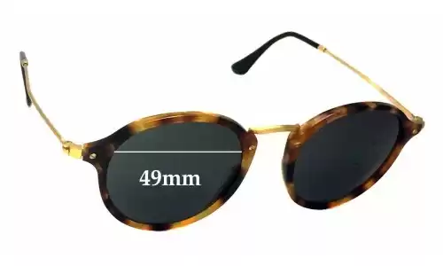 Sunglass Fix Replacement Lenses for Ray-Ban RB2447-V - 49mm Wide Ray-Ban RB2447-V Replacement Lenses 49mm wide