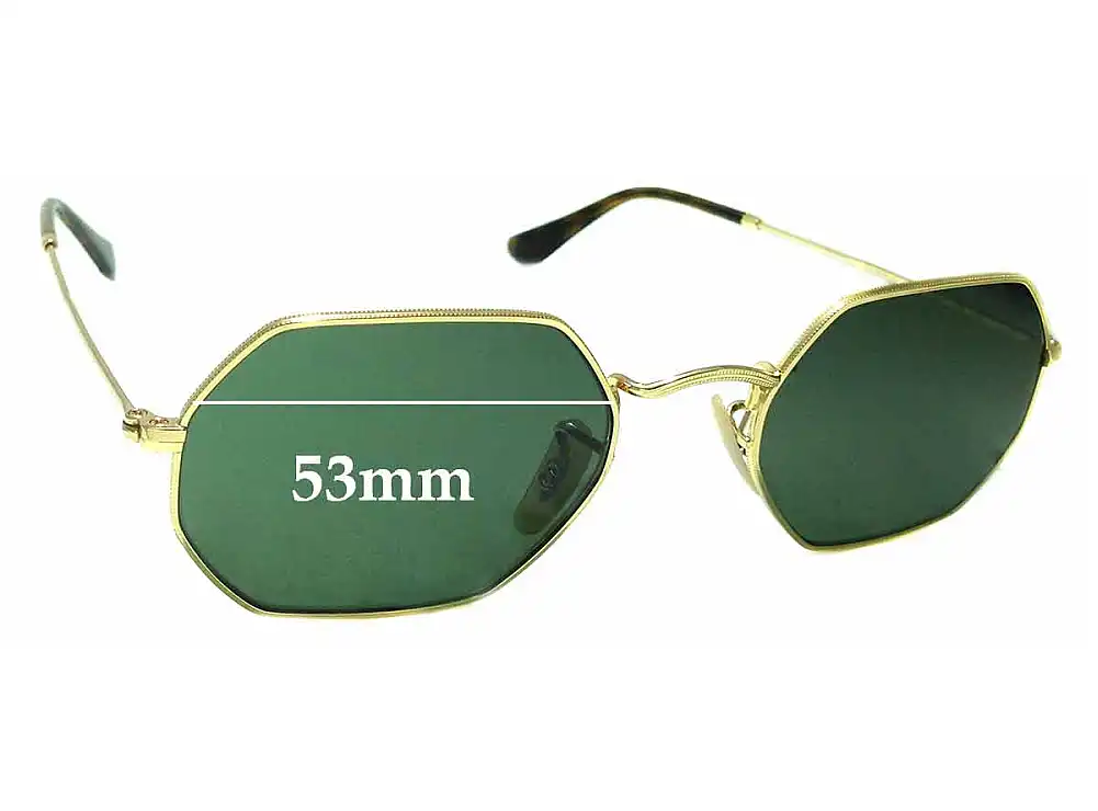 Sunglass Fix Replacement Lenses for Ray-Ban Octagonal RB3556-N - 53mm Wide Sunglass Fix Replacement Lenses for Ray-Ban Octagonal RB3556-N - 53mm Wide