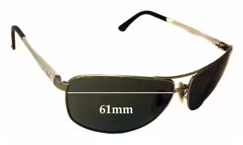 Sunglass Fix Replacement Lenses for Ray-Ban RB3506 - 61mm Wide Ray-Ban RB3506 Replacement Lenses 61mm wide