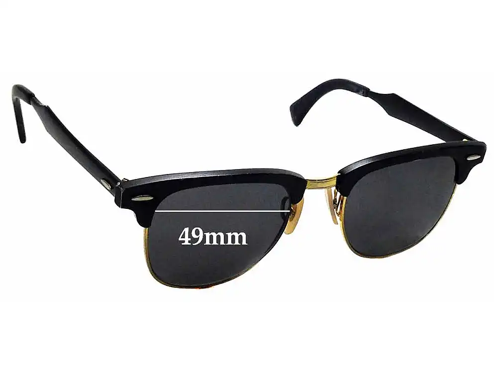 Sunglass Fix Replacement Lenses for Ray-Ban RB3507 Clubmaster - 49mm Wide Sunglass Fix Replacement Lenses for Ray-Ban RB3507 Clubmaster - 49mm Wide