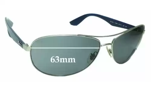 Sunglass Fix Replacement Lenses for Ray-Ban RB3526 - 63mm Wide Ray-Ban RB3526 Replacement Lenses 63mm wide