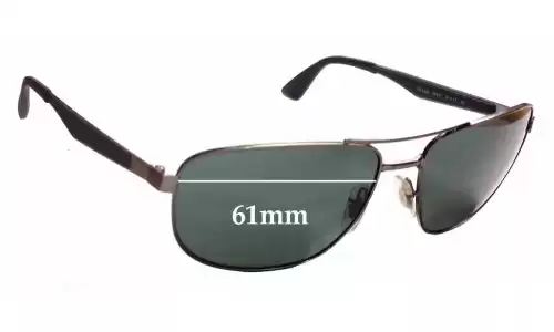 Sunglass Fix Replacement Lenses for Ray-Ban RB3528 - 61mm Wide Ray-Ban RB3528 Replacement Lenses 61mm wide