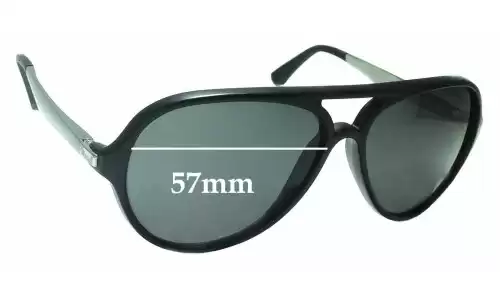 Ray Ban RB4235 Havana Replacement Lenses 57mm Wide Sunglass Fix Replacement Lenses for Ray Ban RB4235 Havana - 57mm wide