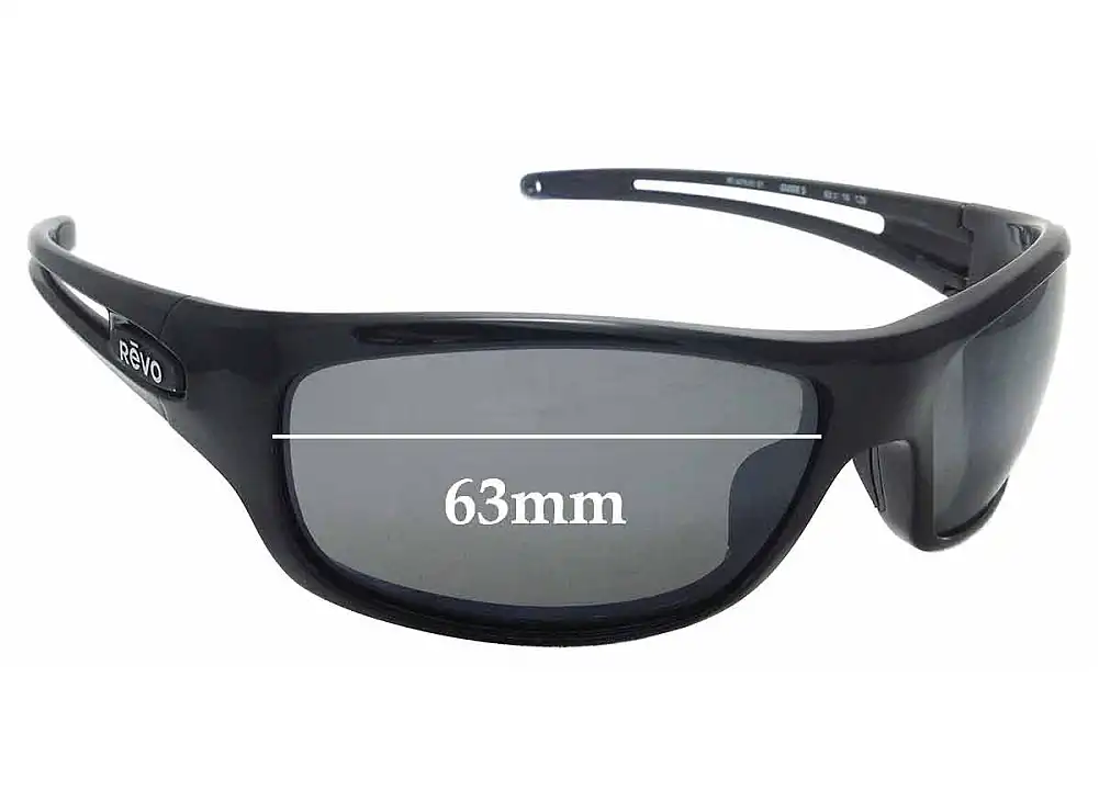 Sunglass Fix Replacement Lenses for Revo RE4070 Guide S - 63mm Wide Sunglass Fix Replacement Lenses for Revo RE4070 Guide S - 63mm Wide
