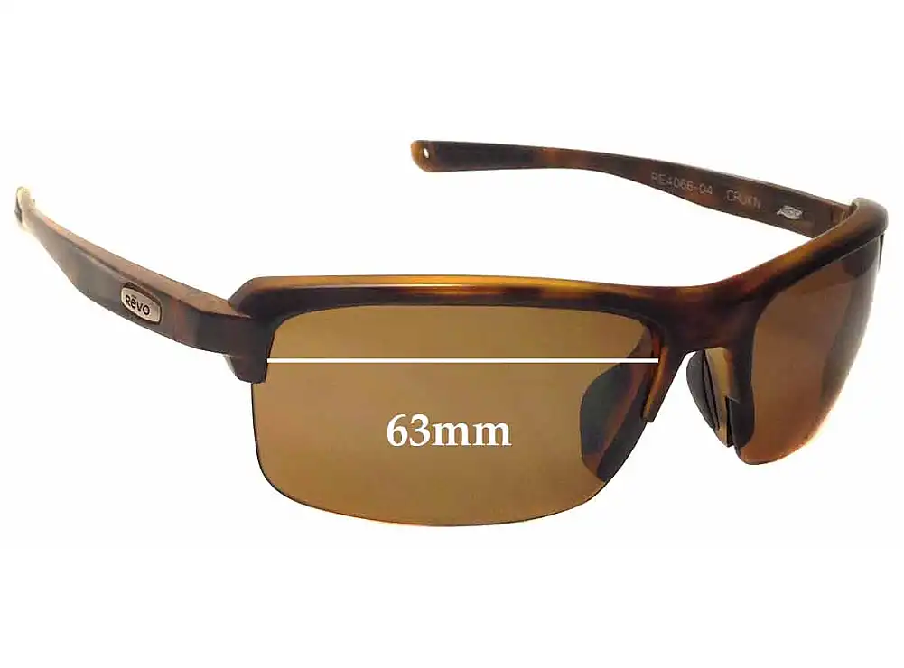 Sunglass Fix Replacement Lenses for Revo 4066 Crux N - 63mm Wide Sunglass Fix Replacement Lenses for Revo 4066 Crux N - 63mm Wide
