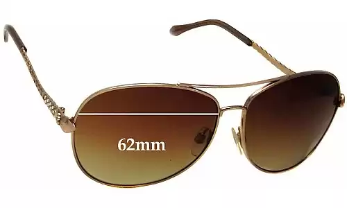 Sunglass Fix Replacement Lenses for Roberto Cavalli Adhil 792S - 62mm Wide Sunglass Fix Replacement Lenses for Roberto Cavalli Adhil 792S - 62mm Wide