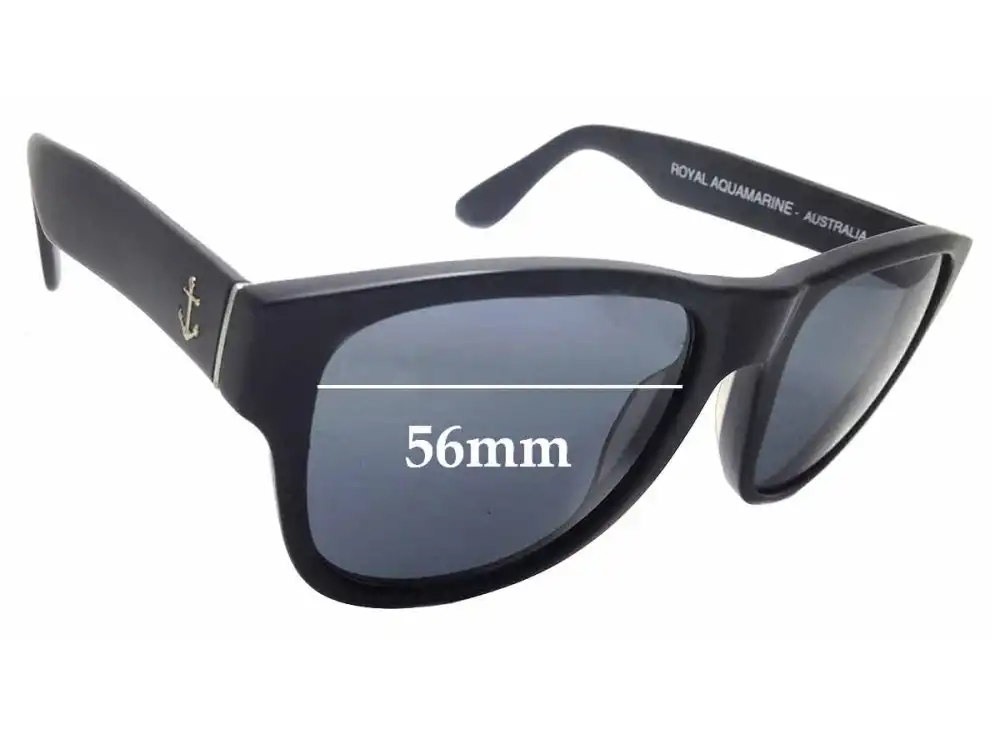 Sunglass Fix Replacement Lenses for The Royal Aquamarine Rockefeller - 56mm Wide Sunglass Fix Replacement Lenses for The Royal Aquamarine Rockefeller - 56mm Wide