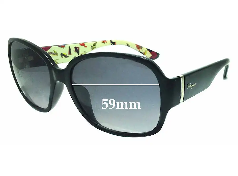Sunglass Fix Replacement Lenses for Salvatore Ferragamo SF603S - 59mm Wide Sunglass Fix Replacement Lenses for Salvatore Ferragamo SF603S - 59mm Wide