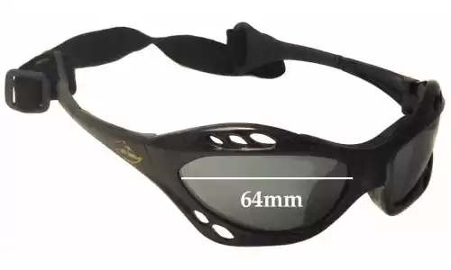 Sunglass Fix Replacement Lenses for Seabreeze Kite Surfer - 64mm Wide Sunglass Fix Replacement Lenses for Seabreeze Kite Surfer - 64mm Wide