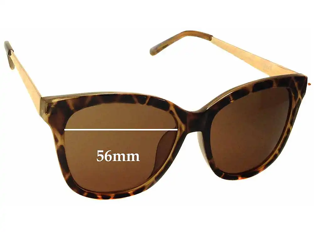 Sunglass Fix Replacement Lenses for Seed Heritage Melanie - 56mm Wide Sunglass Fix Replacement Lenses for Seed Heritage Melanie - 56mm Wide