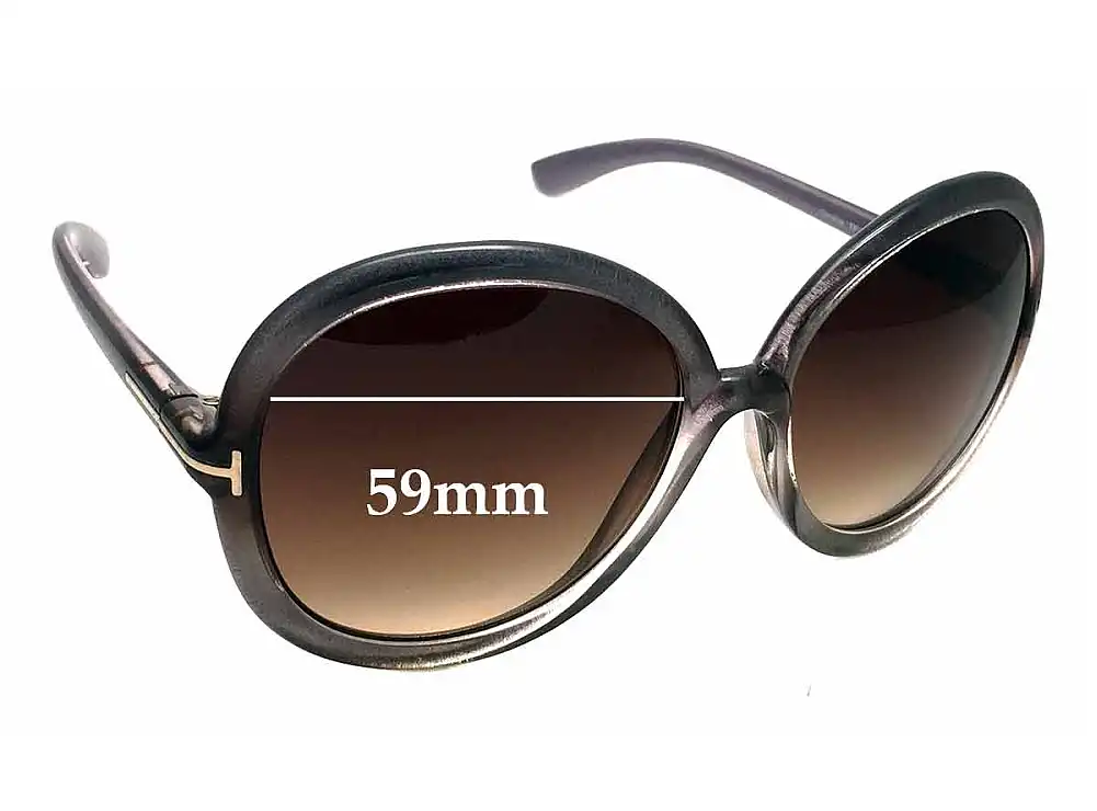 Sunglass Fix Replacement Lenses for Tom Ford Candice TF276 - 59mm Wide Sunglass Fix Replacement Lenses for Tom Ford Candice TF276 - 59mm Wide